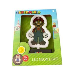 Nintendo Super Mario LED Neon Light New Night Light NIB